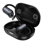 HOCO Auricolare Bluetooth EA7 True Wireless con Archetto, Noise Cancelling (ANC+ENC) e Bluetooth 5.4 - Nero