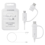 SAMSUNG Cavetto EP-DG930DW da 1.5mt 2in1 USB to Type-C + MicroUsb - Bianco