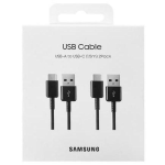 SAMSUNG Kit 2x Cavetto EP-DG930 USBA to Type-C - Nero